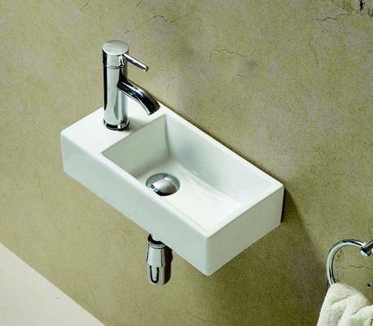 Paquete combinado de fuente de cerámica con grifo y desagüe Pax Links