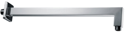 Wiesbaden luxe douche-arm vierkant muurbev.40cm chroom - WDtegels