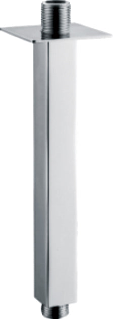 Wiesbaden luxe douche-arm vierkant plafondbev. 20cm chroom - WDtegels