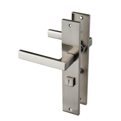 Deurklink Grado in RVS met WC-sluiting 63 mm
