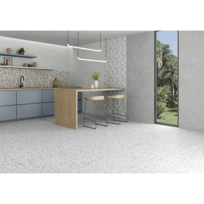 Indeed Confetti White wandtegel 33,3x90 rett - WDtegels