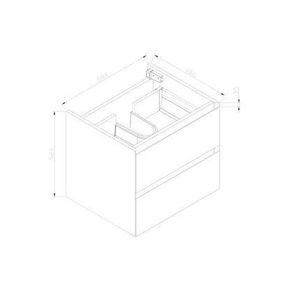 Onderkast Infinity Century Oak 60