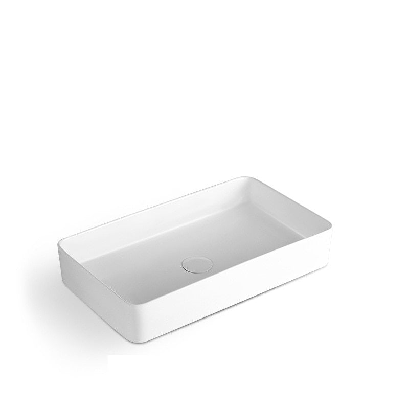 Waskom keramiek wit 60x34x11cm - WDtegels