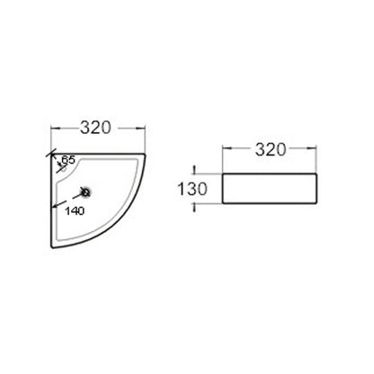 Keramische fontein Quartz