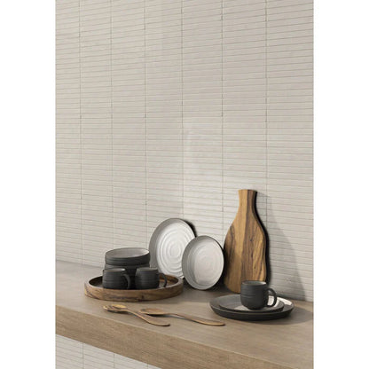 Pencil Kromo Bone mozaiektegel 35x35cm