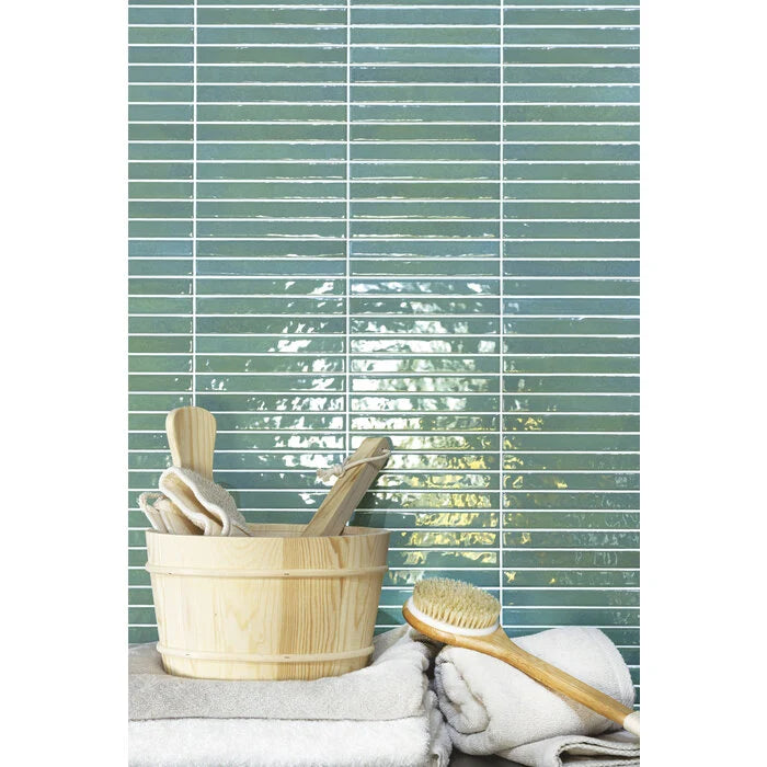 Pencil Kromo Sage mozaiektegel 35x35cm