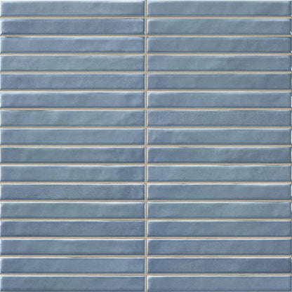 Pencil Kromo Teal mozaiektegel 35x35cm