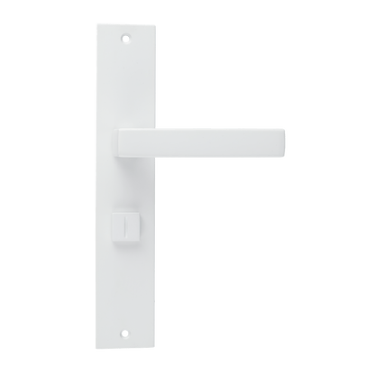 Deurklink Lorto in wit met WC-sluiting 63 mm