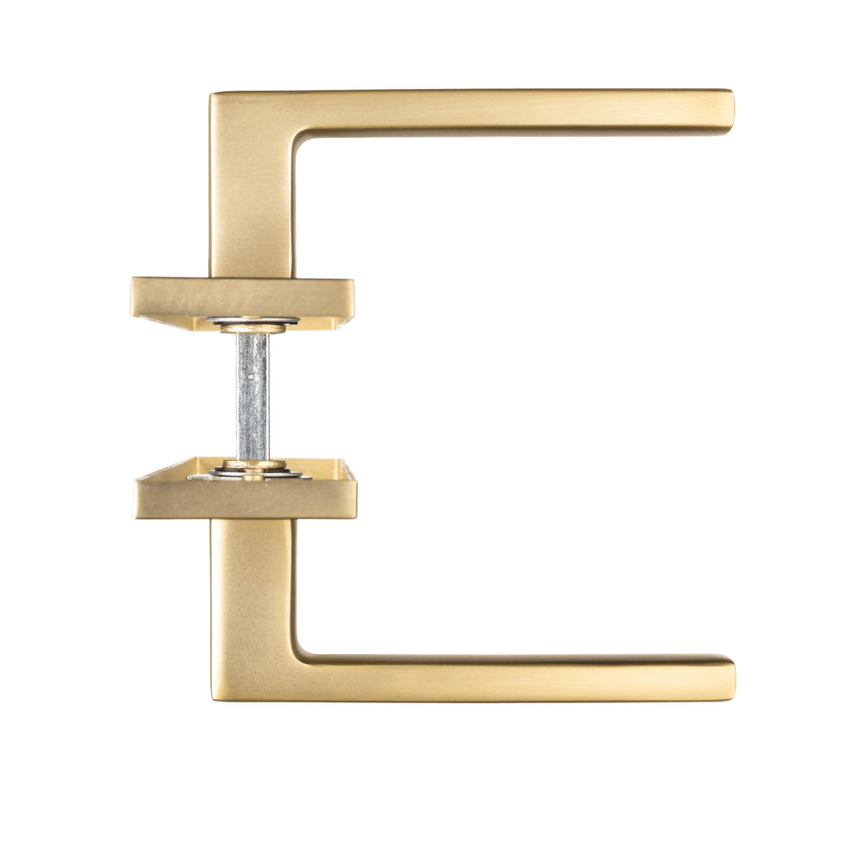Deurklink Alassio in goud met cilindergat 55 mm