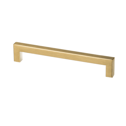 Meubelgreep in goud, hartafstand 160 mm, lengte 172 mm