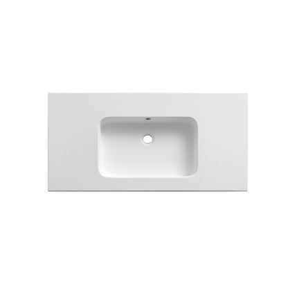 Wastafel Mat Mineraal 100