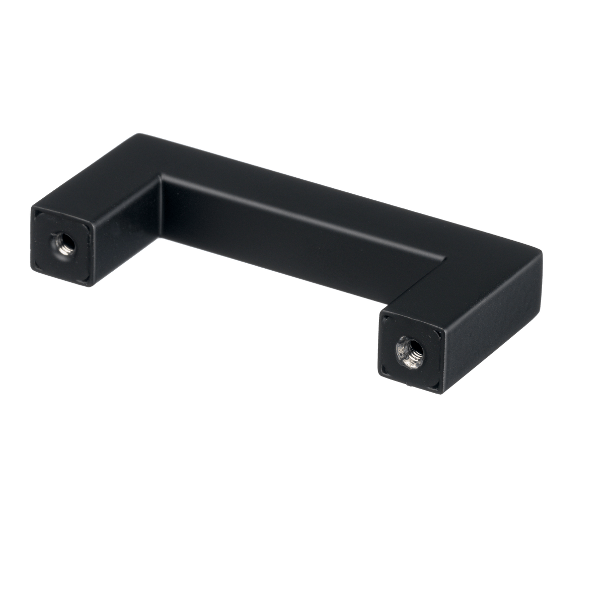 Meubelgreep in zwart, hartafstand 64 mm, lengte 76 mm
