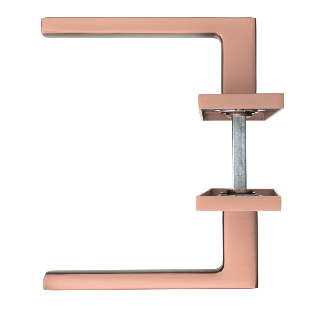 Deurklink Nola in koper met WC-sluiting
