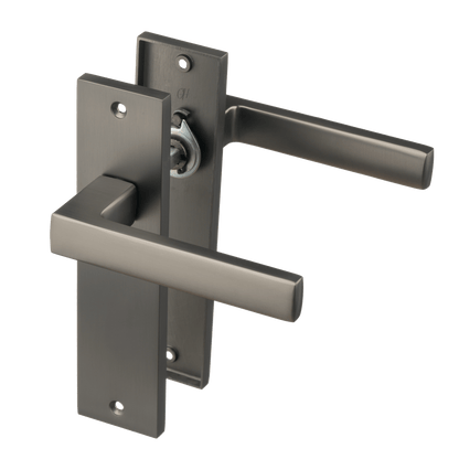 Deurklink Novara in gun metal