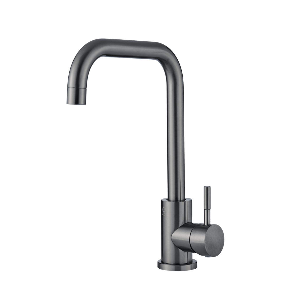 Keukenkraan Savona in gun metal, zijaanzicht