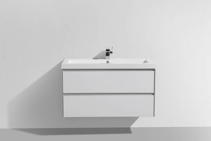Badmeubel aktieset PL 100 HOOGGLANS WIT - WDtegels