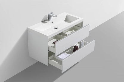 Badmeubel aktieset PL 100 HOOGGLANS WIT - WDtegels