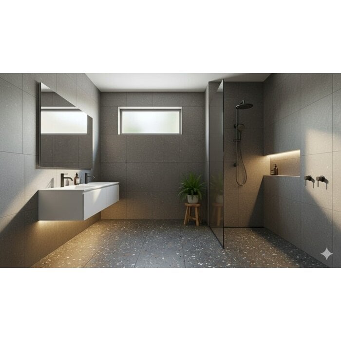 Vloertegel Gobi Nero 60x60 rett - WDtegels
