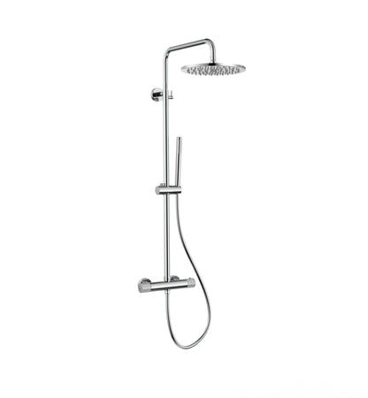 Stria Opbouw Regendoucheset | Ø30cm | Thermostatisch | Chroom - WDtegels