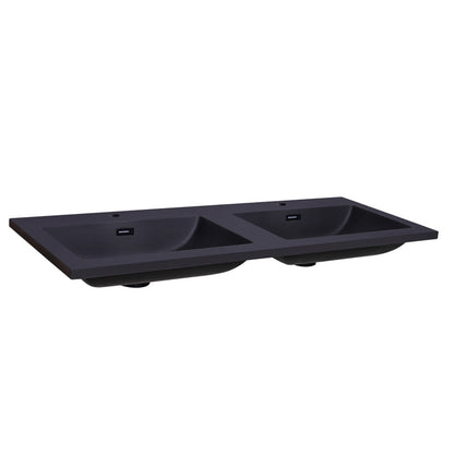 Wastafel Quartz Classic 140 cm met 2 kraangaten - WDtegels