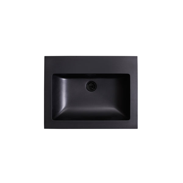 Lavabo Quartz Classic 60 cm sin orificio para grifería