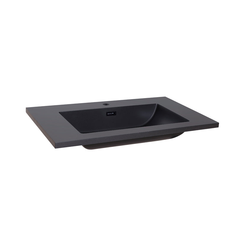 Wastafel Quartz Classic 80 cm zonder kraangaten - WDtegels