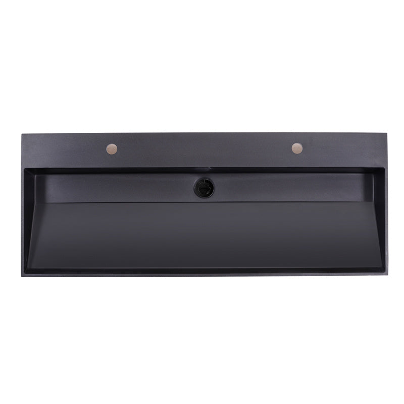 Wastafel Quartz Trend 120 cm Enkelbak met 2 kraangaten - WDtegels