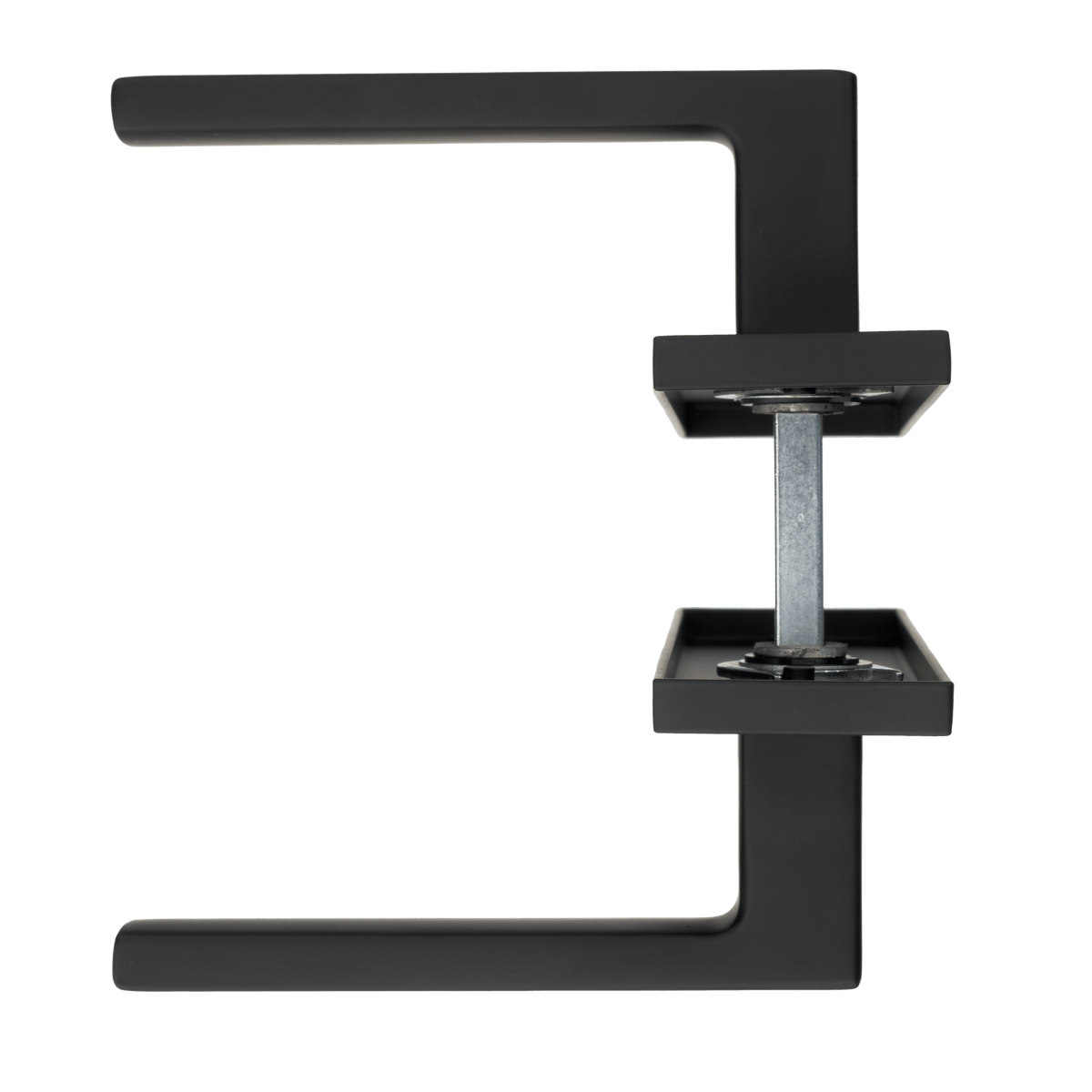 Deurklink Ravello in zwart met sleutelgat 56 mm