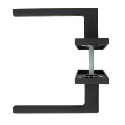 Deurklink Ravello in zwart met sleutelgat 56 mm