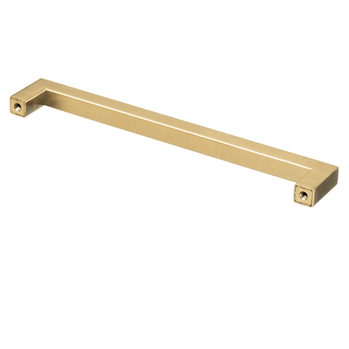 Meubelgreep in goud, hartafstand 192 mm, lengte 204 mm
