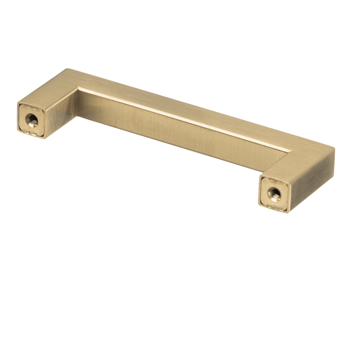 Meubelgreep in goud, hartafstand 96 mm, lengte 108 mm