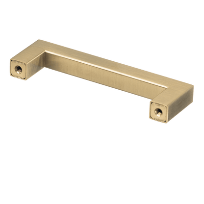 Meubelgreep in goud, hartafstand 96 mm, lengte 108 mm