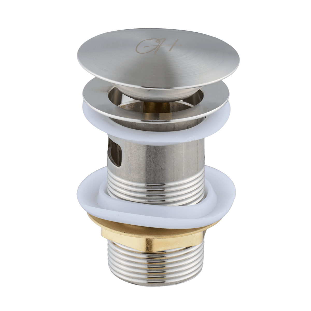 Afvoerplug Flusso in RVS met overloop