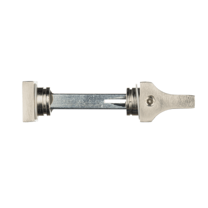 Draaiknop en sluitstift van deurklink Grado in RVS met WC-sluiting 63 mm