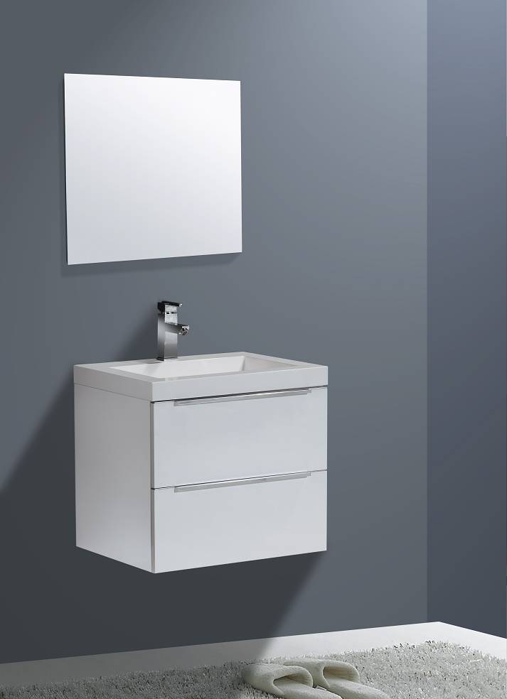 Badmeubel Senza 60 Hoogglans Wit