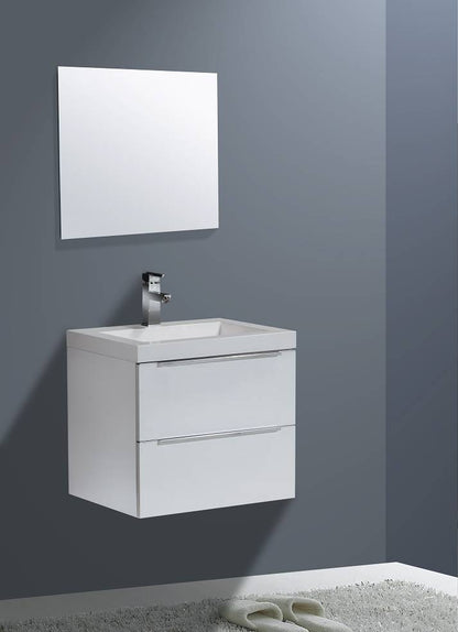 Badmeubel Senza 60 Hoogglans Wit