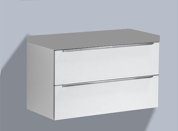 Mueble bajo Senza 80 Blanco Alto Brillo