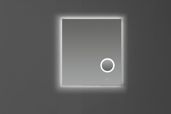 Spiegel LED verlichting met Make-Up Vergrootglas 3 Traps Dimbaar 60cm