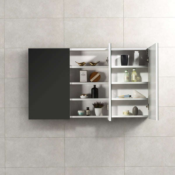 Spiegelkast Tieme hoogglans wit 120x70x16cm