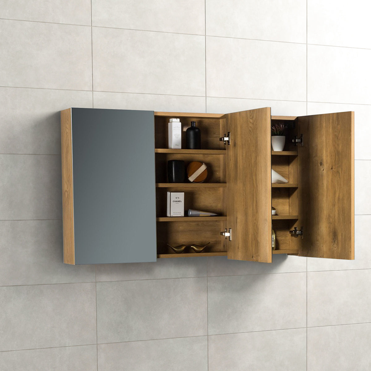 Spiegelkast Tieme mat eiken 120x70x16cm