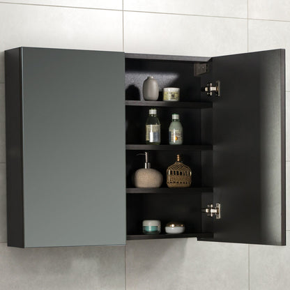 Spiegelkast Tieme mat grijs 80x70x16cm