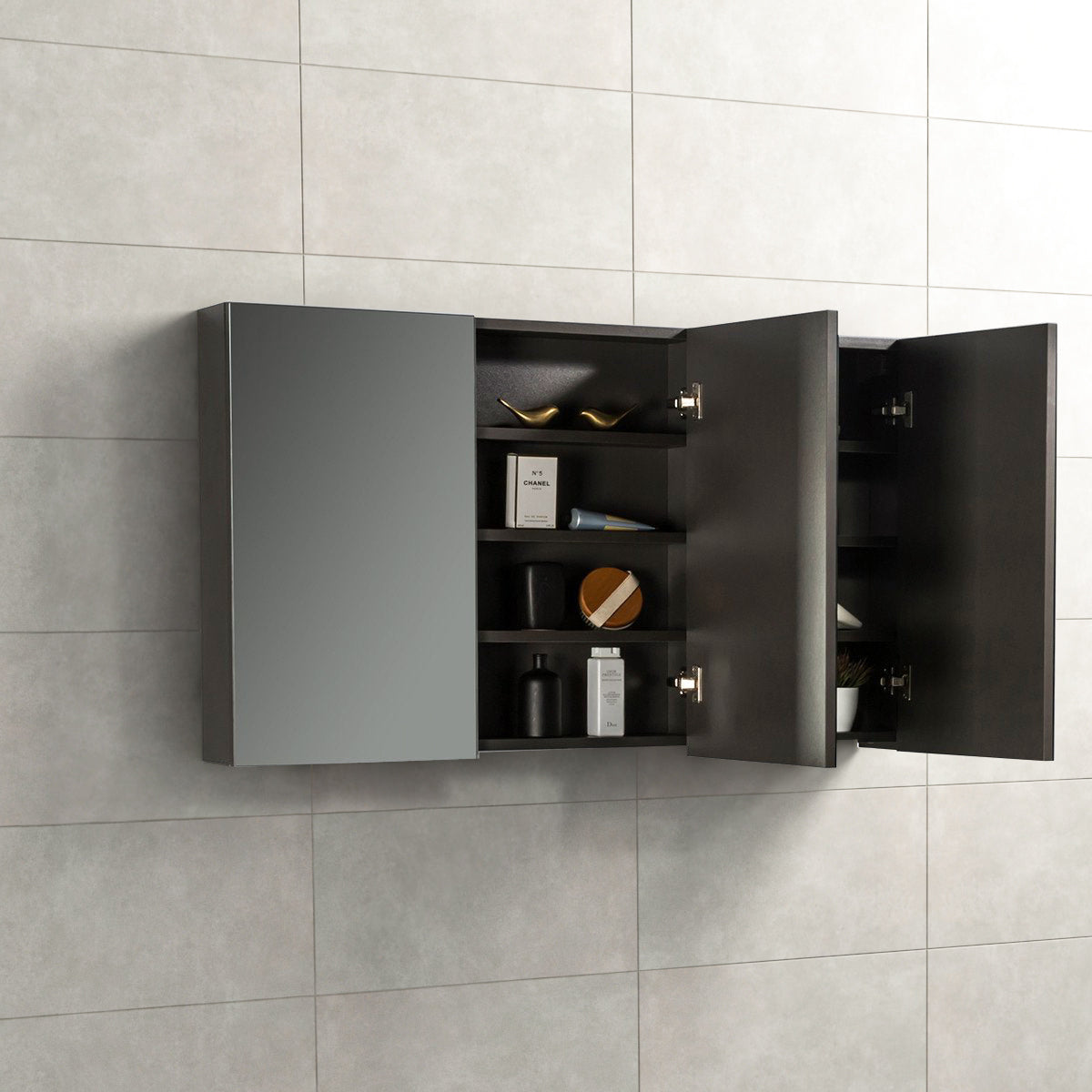 Spiegelkast Tieme mat grijs 120x70x16cm