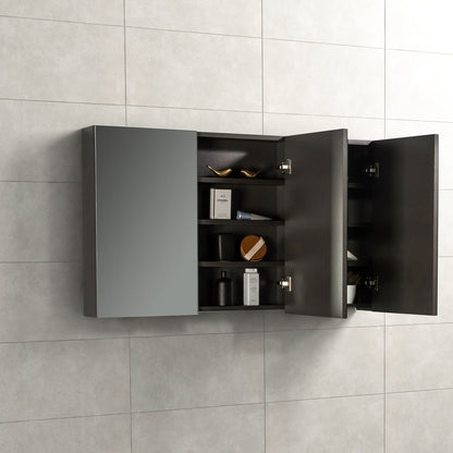 Spiegelkast Tieme mat grijs 120x70x16cm