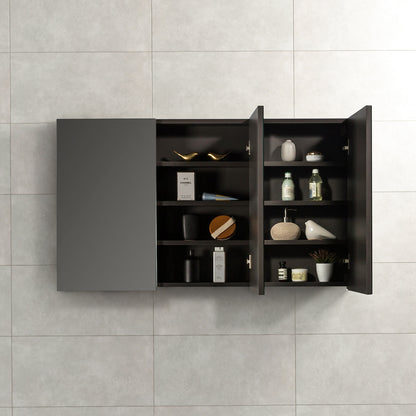 Spiegelkast Tieme mat grijs 120x70x16cm