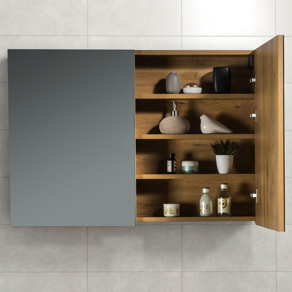 Spiegelkast Tieme mat eiken 100x70x16cm