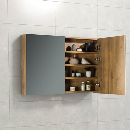 Spiegelkast Tieme mat eiken 100x70x16cm