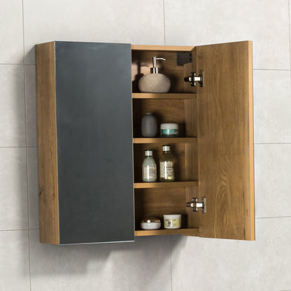 Spiegelkast Tieme mat eiken 60x70x16cm