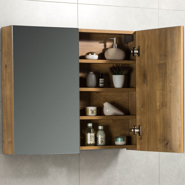 Spiegelkast Tieme mat eiken 80x70x16cm