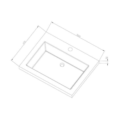 Wasblad Trend Stone 100