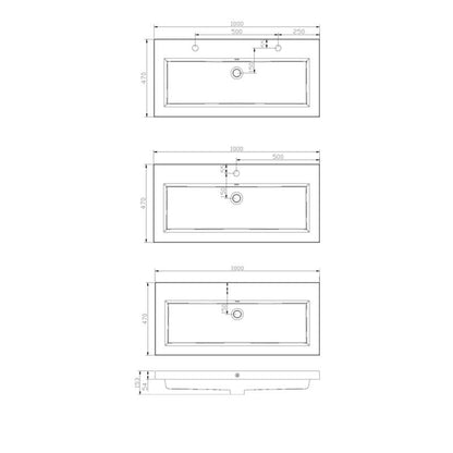 Badmeubel Trend Keramiek 100 Light Wood